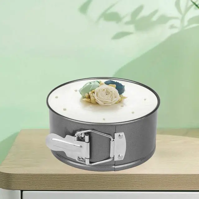 Alt view image 6 of 6 - Cake Pan,5 Inch with Removable Bottom Round Cake Pan,Non-Stick And Leakproof,Carbon Steel Cake Baking Tray
