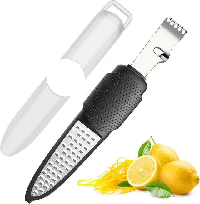 Main image of Pisol 3 in 1 Citrus Zester Tool, Lemon Citrus, Orange Zester and Grater