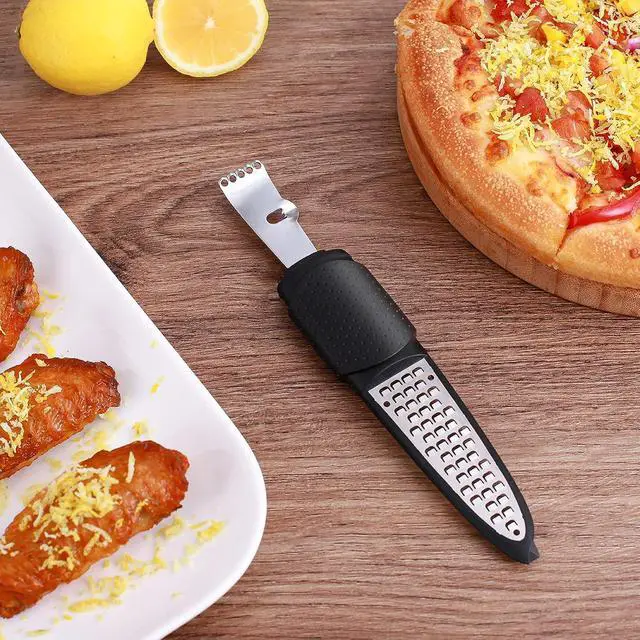 Alt view image 4 of 7 - Pisol 3 in 1 Citrus Zester Tool, Lemon Citrus, Orange Zester and Grater