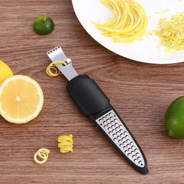 Alt view image 5 of 7 - Pisol 3 in 1 Citrus Zester Tool, Lemon Citrus, Orange Zester and Grater