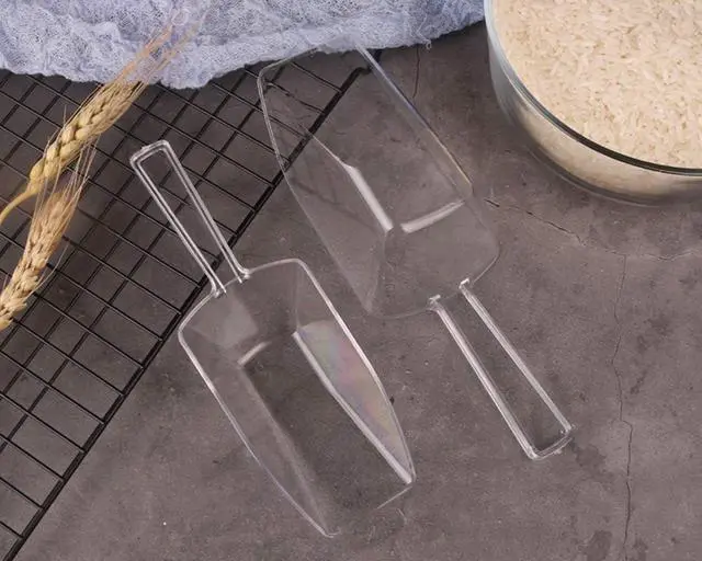 Alt view image 5 of 6 - DS DISTINCTIVE STYLE Kitchen Scoops Set - 6 Clear Plastic Scoops with 3 Sizes