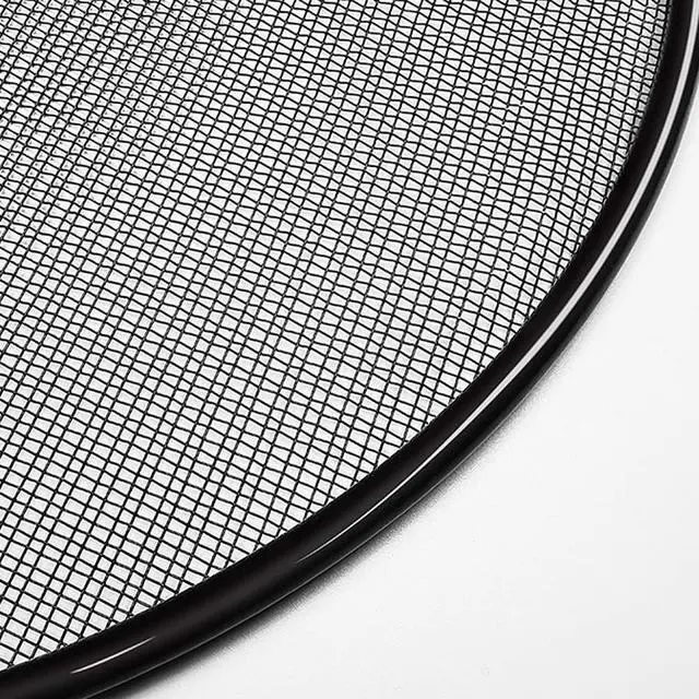 Alt view image 6 of 7 - Splatter Screen, Frying Pan Splatter Screen, Splash Guard Lid with Knob, Extra Fine Mesh Splash Guard Pot Lid,Iron Coating Grease Guard Frying Pan Cover for Cooking(size:29cm)