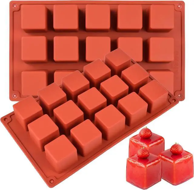 Main image of 2 Pack Square Silicone Mold