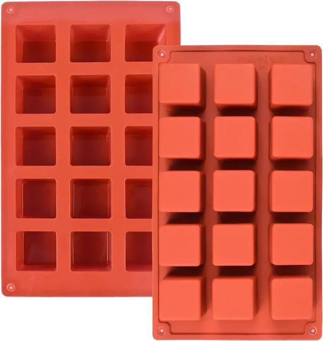 Alt view image 3 of 7 - 2 Pack Square Silicone Mold