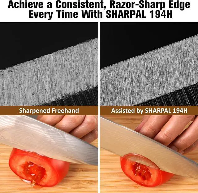 Alt view image 4 of 6 - SHARPAL 194H Whetstone Knife Blade Sharpener Sharpening Stone Angle Guide