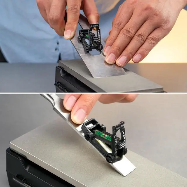 Alt view image 6 of 6 - SHARPAL 194H Whetstone Knife Blade Sharpener Sharpening Stone Angle Guide