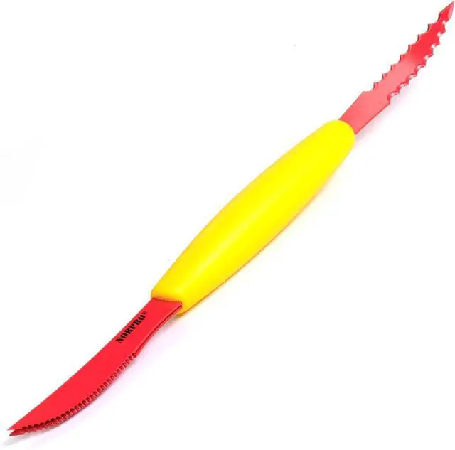 Main image of Norpro Nonstick Squirtless Grapefruit Knife, 8.75 inch, yellow and red
