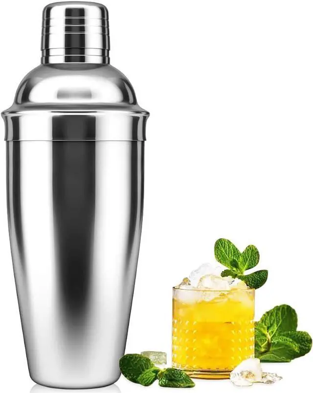 Main image of Cocktail Shaker,24oz Drink Mixer with Built-in Strainer for Mixing Drinks Margaritas,Beginner Friendly Stainless Steel Mixer Bar Utensil Tool