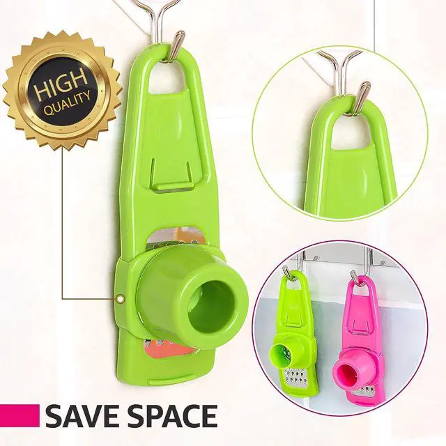Alt view image 6 of 7 - Landkitch-Garlic Grinder (2 Pack)-Hand Garlic Grinder-Small Hand Grinder for Garlic-Garlic Slicer-Garlic Mincer-2025 New Hand Press Garlic Chopper-Garlic Press Hand Specialty Tools (Green + Pink)