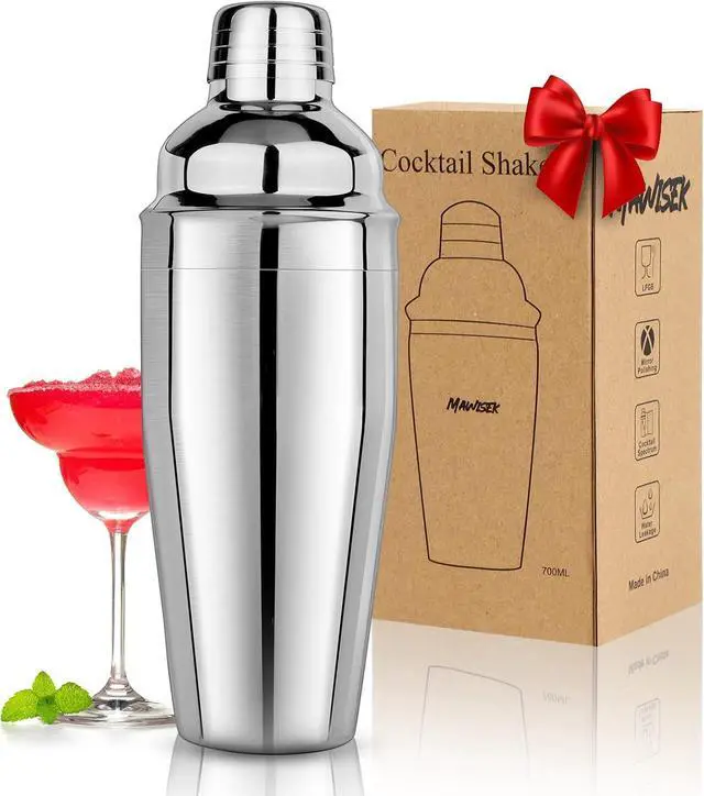 Main image of Cocktail Shaker 24oz Martini Drink Shaker with Built-In Strainer