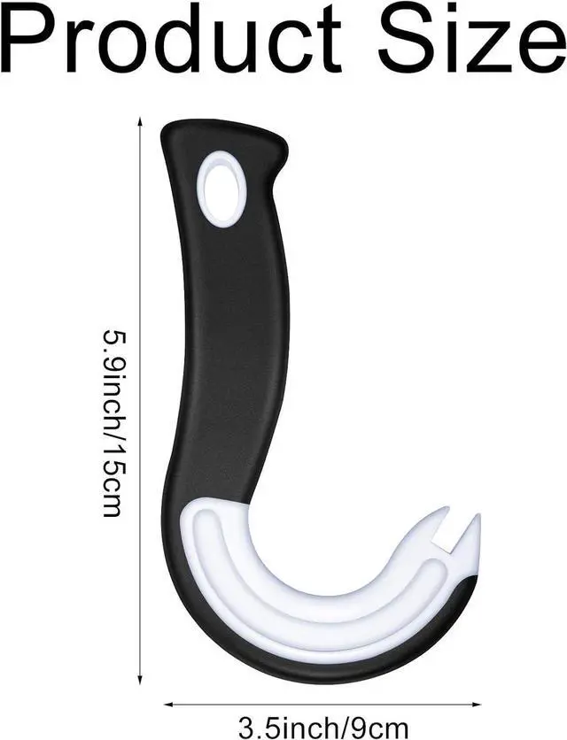 Alt view image 2 of 7 - Mudder 2 Pcs Easy Open Ring Pull Can Opener Manual Tab Opener Helper