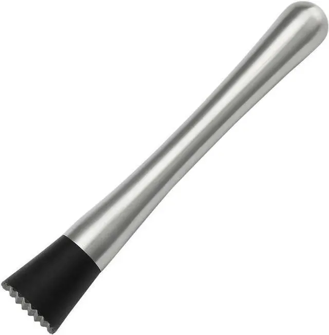 Main image of 8" Long Stainless Steel Cocktail Muddlers by HQY, Muddler