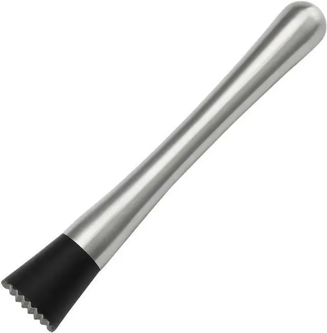 Alt view image 2 of 2 - 8" Long Stainless Steel Cocktail Muddlers by HQY, Muddler