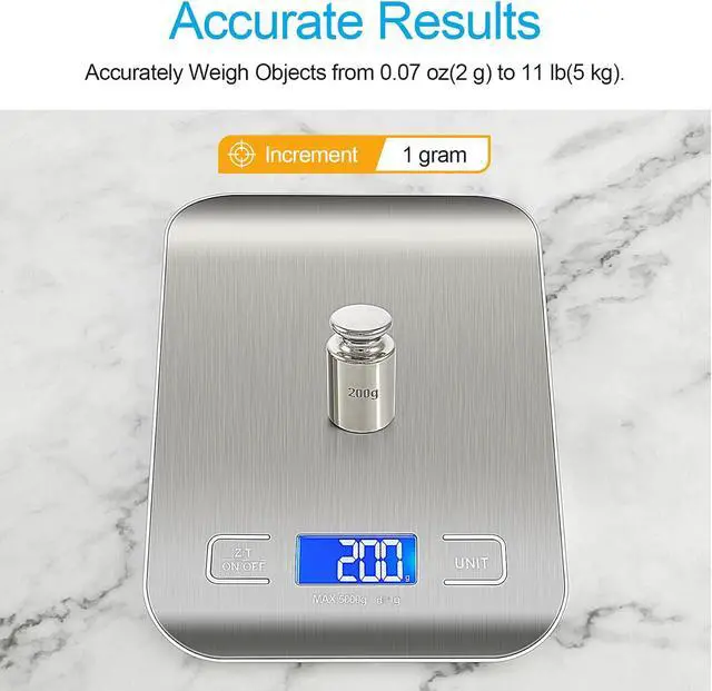 Alt view image 4 of 7 - Food Scale, Kitchen Scale, Weight Scale