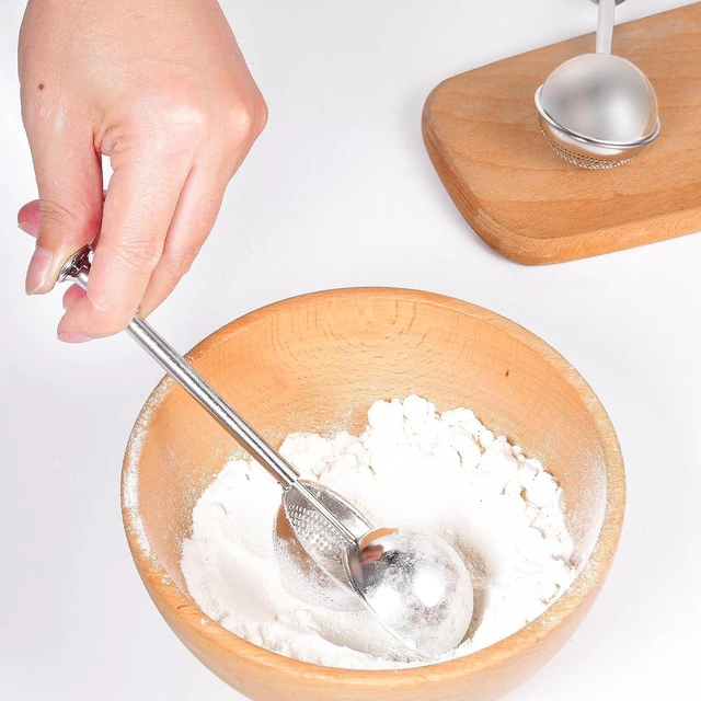 Alt view image 2 of 6 - Flour Baking Sifter, Flour Sieve Bakers Dusting Wand
