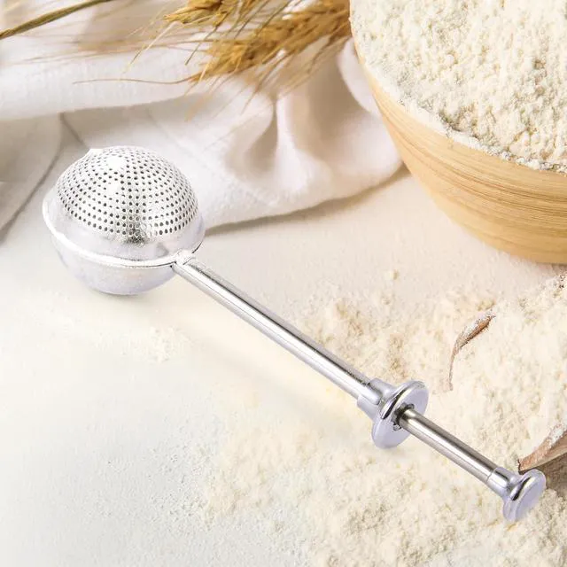 Alt view image 5 of 6 - Flour Baking Sifter, Flour Sieve Bakers Dusting Wand