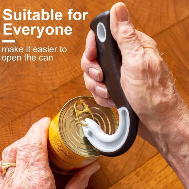 Alt view image 5 of 7 - Mudder 2 Pcs Easy Open Ring Pull Can Opener Manual Tab Opener Helper