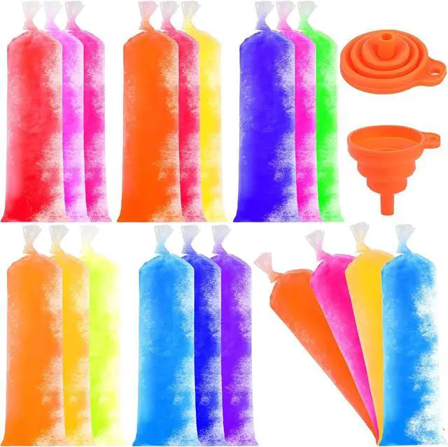 Main image of FEBSNOW 160Pcs Ice Lolly Bags Disposable Ice Popsicle Mold Bag with Funnel