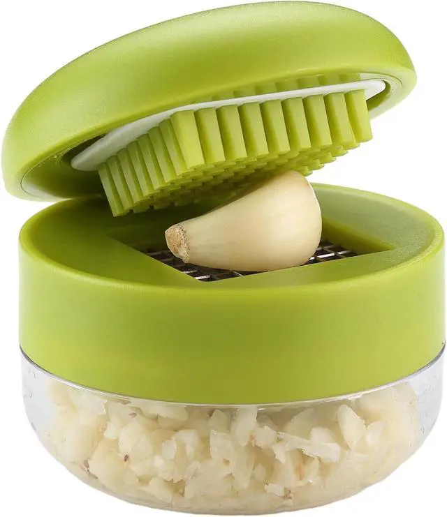 Alt view image 3 of 4 - 2PCS Garlic Presses and Chopper with Container