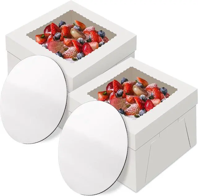 Main image of Svalor 12 in Cake Box with Board, Cake Carrier Holder Container