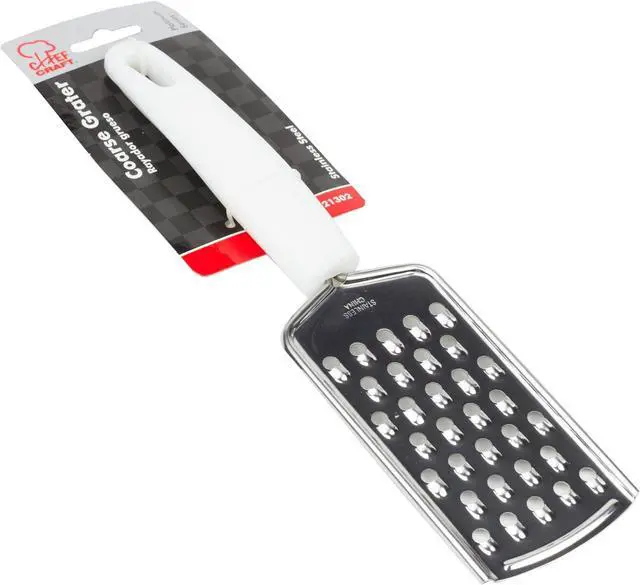 Alt view image 2 of 2 - Chef Craft Select Handheld Coarse Grater, 9.5 inch, White