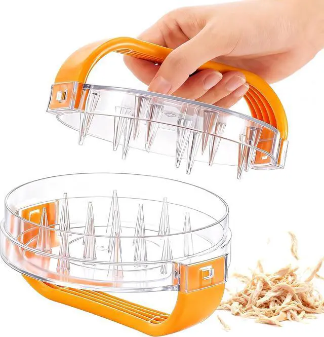 Main image of NonSlip Chicken Shredder Tool Twist, Clear Meat Shredder
