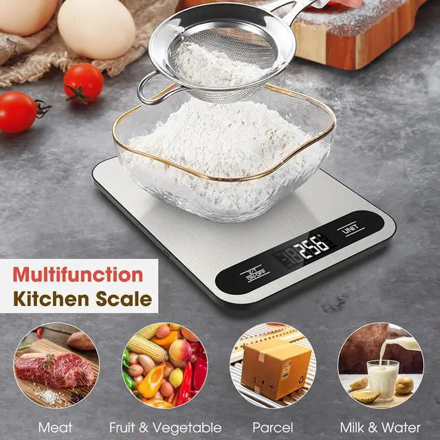 Alt view image 7 of 7 - Mik-Nana Food Scale, 22lb Digital Kitchen Scale with 6 Units Tare Function