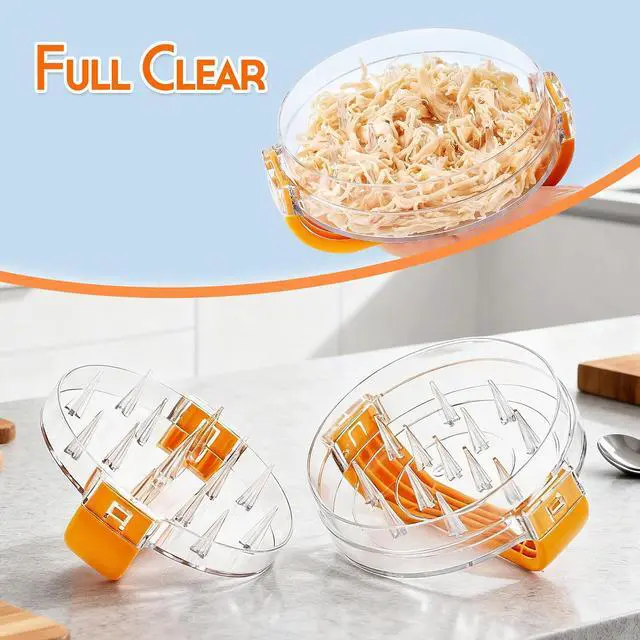 Alt view image 3 of 6 - NonSlip Chicken Shredder Tool Twist, Clear Meat Shredder