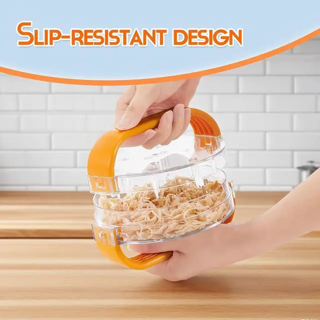Alt view image 4 of 6 - NonSlip Chicken Shredder Tool Twist, Clear Meat Shredder