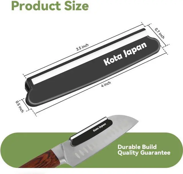 Alt view image 6 of 7 - Koja Fixed Angle Whetstone Sharpener Blade Guide for Kitchen Knives