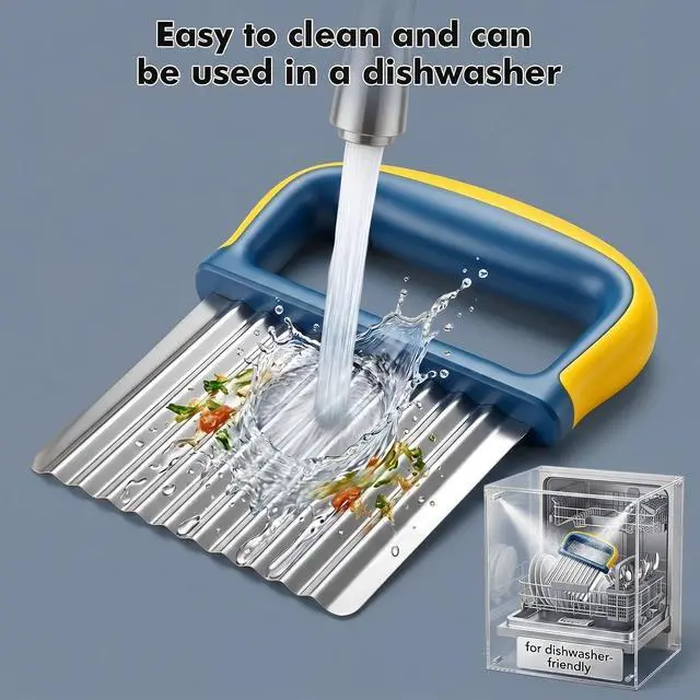 Alt view image 7 of 7 - 2 Pack Colorful Crinkle Cutter Set with Blade Cover