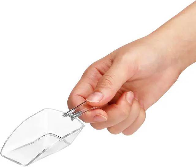 Alt view image 3 of 7 - Sawysine 12 Pcs 5.5'' Mini Clear Plastic Acrylic Scoops Multi Purpose