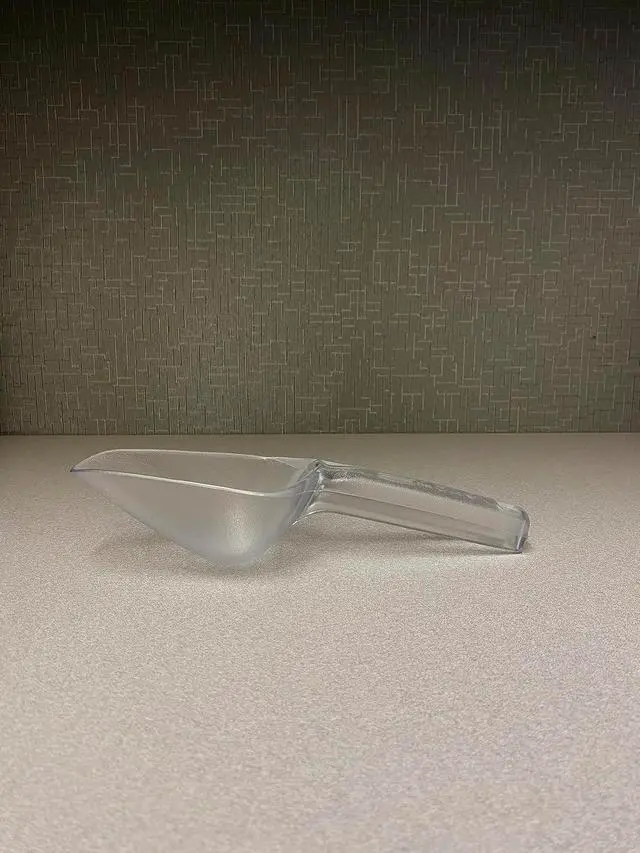 Alt view image 6 of 7 - Rubbermaid Commercial Products Plastic Utility Ice Scooper, 6-ounce, Clear, Dishwasher Safe Kitchen Scoop for Weddings/Bar/Ice Bucket/Kitchen/Popcorn