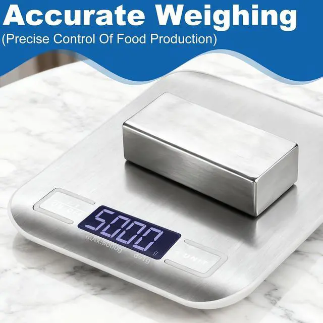 Alt view image 4 of 7 - Food Scale, Digital Kitchen Scale for Kitchen 1g Precision, 11lb
