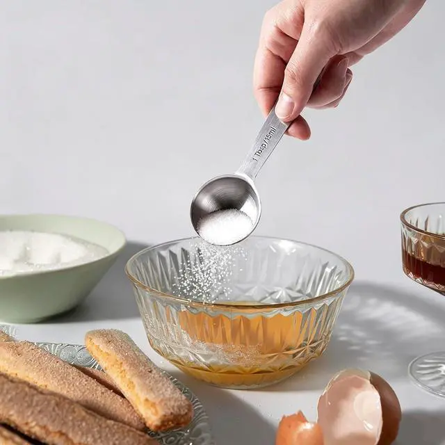 Alt view image 4 of 7 - 13 Pcs Measuring Spoons Tablespoon Teaspoon, Heavy Duty Metal 430