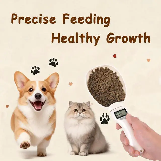 Alt view image 7 of 7 - Electronic Measuring Spoon, Weighs 0.1g-800g Precision, Digital Kitchen Spoon Scale, Clear LCD Display, Includes Button Battery, Ideal For Cooking, Baking, Coffee Brewing, Pet Feeding