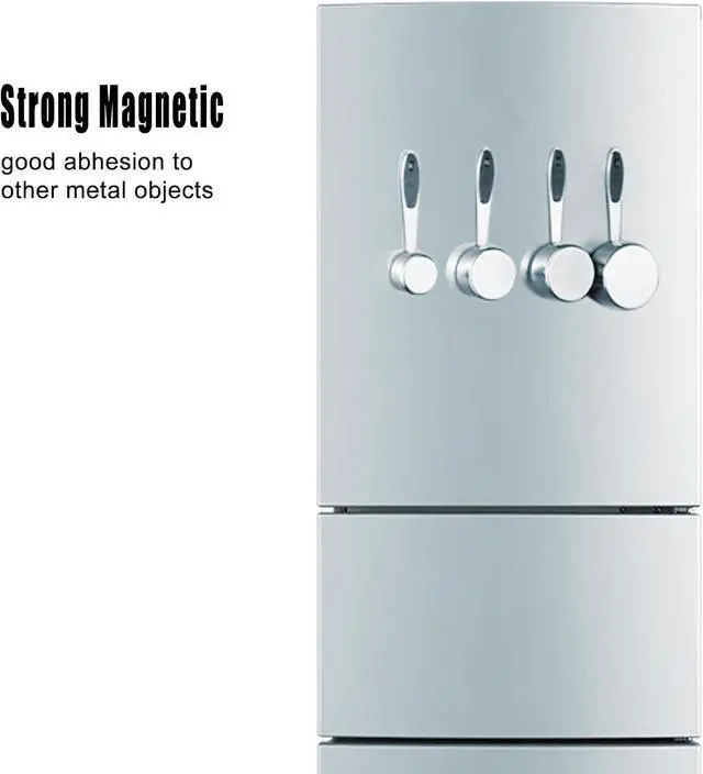 Alt view image 4 of 5 - DOTINGHUX 1/3 Cup Magnetic Grips Stainless Steel Measuring Cup -1PCS