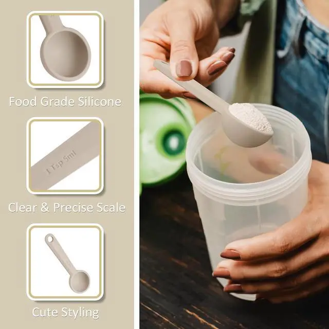 Alt view image 3 of 6 - 1PCS 1tsp(5ml) Silicone Measuring Spoon