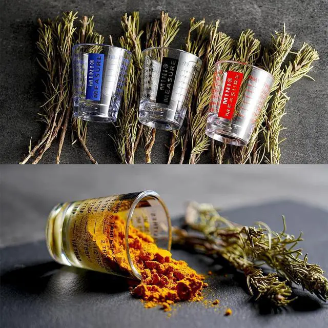 Alt view image 6 of 6 - New Talent plastic Measuring cup Shot Glass set of 3pcs, Shot Glasses Measuring cup, 26-Incremental Measurement 1oz, 6 Tsp, 2 Tbs, 30ml