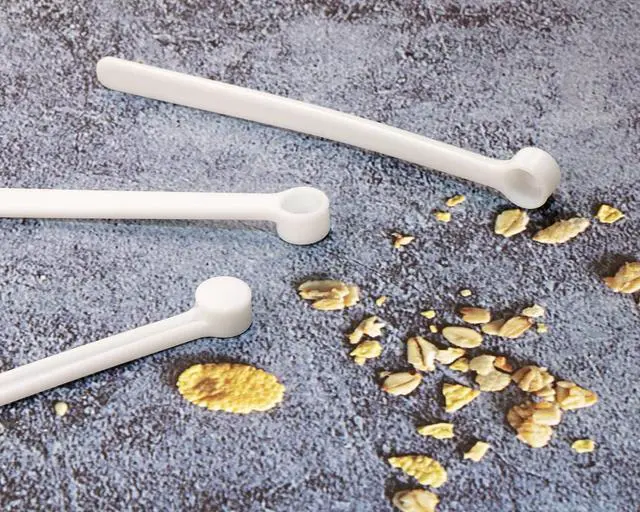 Alt view image 3 of 7 - Micro Teaspoon Scoops Penta Angel 12Pcs Tiny Measuring Spoons Mini Platic Scoops Measurement Tools for Cosmetics Medicines Powders Spice Seasoning (12, 0.25 ml)