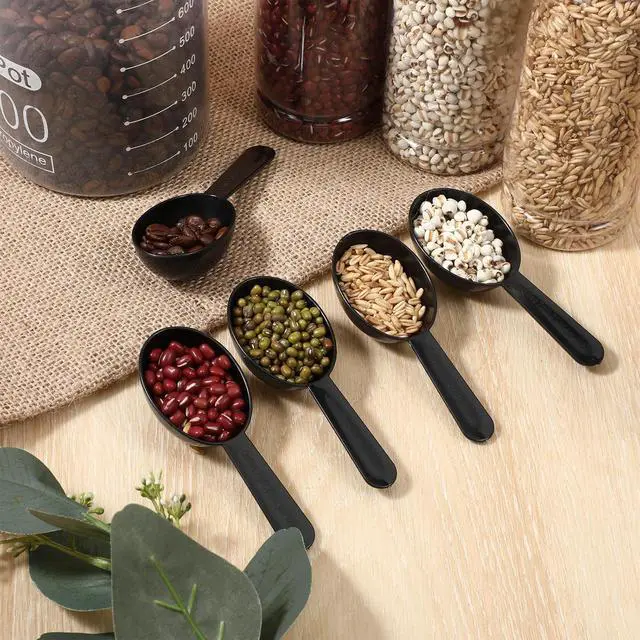 Alt view image 4 of 7 - Plastic Coffee Measuring Spoons, 5 Pack Tablespoon Measuring Spoon 7g Short Handle Coffee Scoop for Tea, Protein, Spices, Milk Powders,Sugar, Cereal, Spices