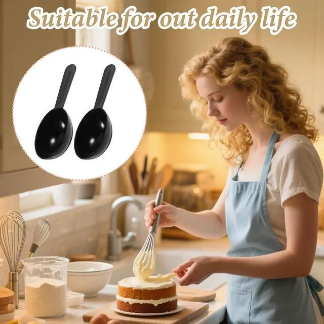 Alt view image 6 of 7 - Plastic Coffee Measuring Spoons, 5 Pack Tablespoon Measuring Spoon 7g Short Handle Coffee Scoop for Tea, Protein, Spices, Milk Powders,Sugar, Cereal, Spices
