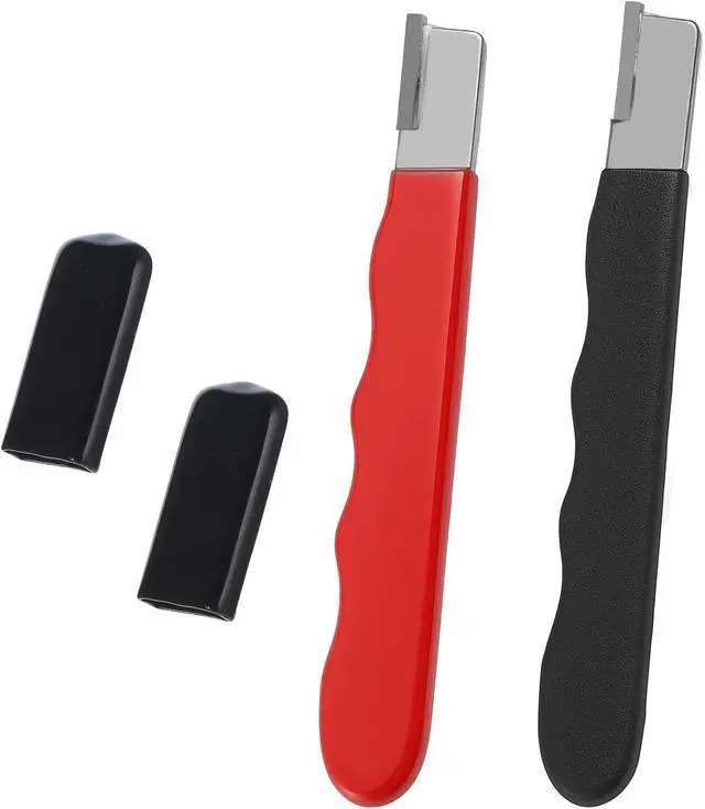 Main image of 2Pcs Garden Tool Blade Sharpener, Pocket Blade Sharpener for Garden Tools Multipurpose Usage Knife Sharpeners for Pruning Shears, Hedge Scissors, Clippers, Pocket Knives, and More (2, Red+Black)