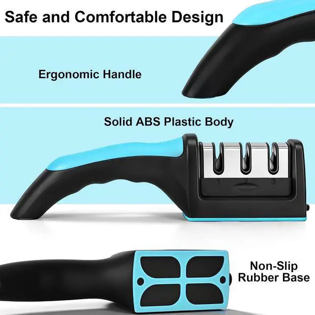 Alt view image 6 of 7 - Premium 3-Stage Knife Sharpener