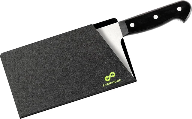 Main image of EVERPRIDE Butcher Chef Knife Edge Guard - Wide Knives Blade Edge Protectors - Meat Cleaver Knife Sheath - BPA-Free Chef Knife Cover Fits Blades Up To 8 x 4 Knives Not Included