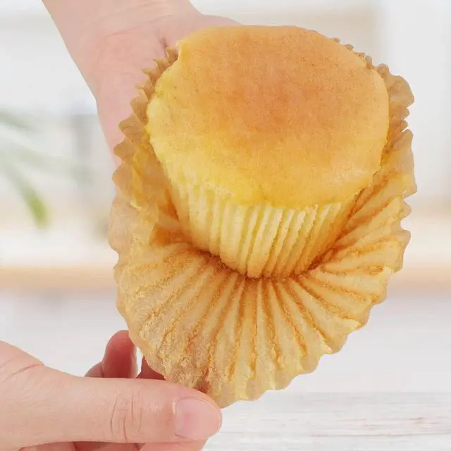 Alt view image 7 of 7 - Caperci 300pcs Jumbo Muffin Cupcake Liners Natural Paper Large Baking Cups