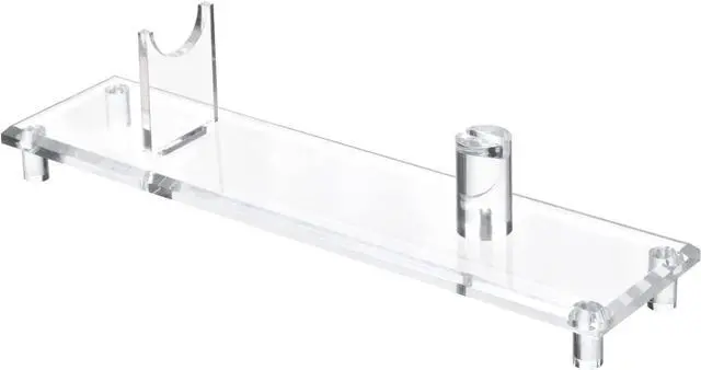 Main image of Acrylic Knife Display Stand, Rustic Cabin Home Black, Fixed Blade Knife Collection Decorative Sword Stand, Outdoor Knives Home Decoration Display