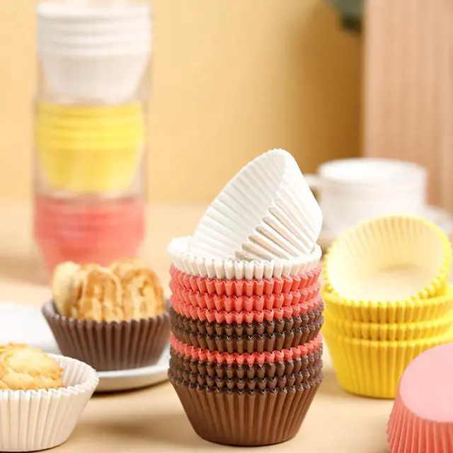 Alt view image 4 of 7 - Rainbow Standard Cupcake Liners 400 Count Colorful Paper Baking Cups Disposable Cupcake Wrappers for Holiday and Party Baking Supplies