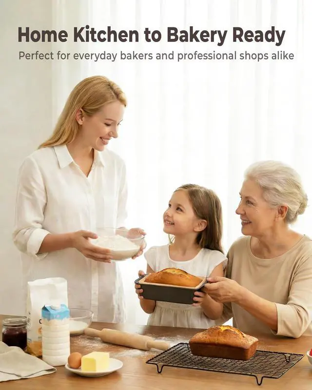 Alt view image 7 of 7 - Bake Choice 100 Pcs Loaf Pan Liners for Baking Bread 9x5 Inch, Bread Pan Liners with Cardboard Formers, Non-Stick Pre Cut Unbleached Parchment Paper for Loaf Pan