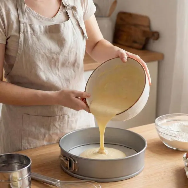 Alt view image 7 of 7 - vivinin 200PCS Parchment Paper Rounds, 9 Inch White Cake Pan Liners, Non-Stick Parchment Rounds for Baking, Seperating Burgers, Butter, Cookies, Freezing, Baking and Candy Wrapper